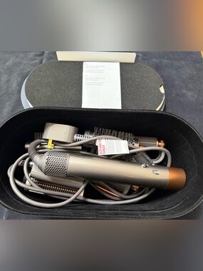 Dyson Hot Air Styler in Metallic Gray and Copper Accents
